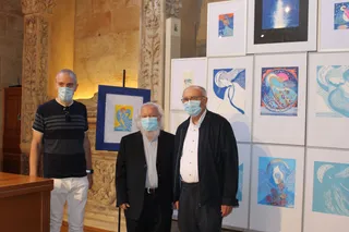 Exposición del 'Vuelo del Ángel' del artista Díaz-Castilla
