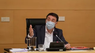 Fernando Pablos en las Cortes regionales