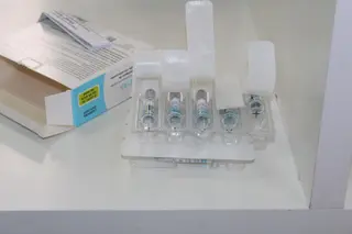 Vacunación de GRIPE en el centro de salud San Juan