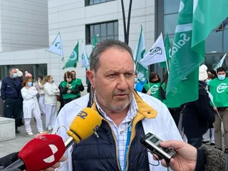 Alberto Molina, responsable del sector de Sanidad por CSIF en Salamanca, 2 de febrero de 2023. Foto S24H