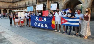 Ana Suárez y Fernando Castaño se unen a las concentraciones por Cuba