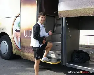 Kike López, con la ropa de la UDS | FOTO SALAMANCA24HORAS.COM