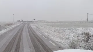 Nieve en Cantaracillo tras la 'Borrasca Juan'
