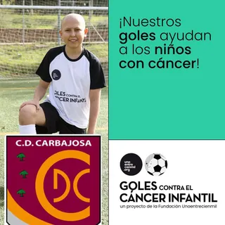 La segunda edición de ‘Goles Contra el Cáncer Infantil’ llega al Club Deportivo Carbajosa