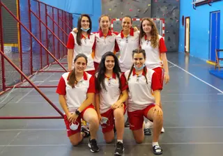 Las componentes de la Selección Femenina de Castilla y León.