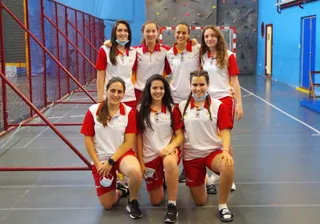 Las componentes de la Selección Femenina de Castilla y León.