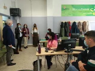 Lucas visita el Centro de Formación del Profesorado e Innovación Educativa (CFIE)