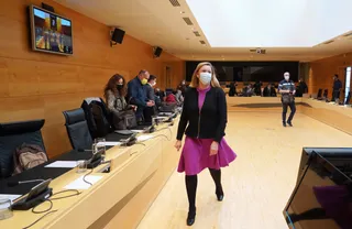La consejera de Familia presenta los presupuestos de su departamento para 2022. ICAL