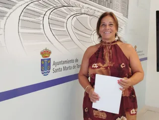 Prestaciones esenciales, responsable del área en Santa Marta de Tormes Mari Cruz Gacho. Foto Ayuntamiento de Santa Marta de Tormes