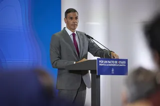 El presidente del Gobierno, Pedro Sánchez, este lunes | Jesús Hellín | EP