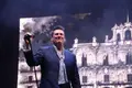 Tony Hadley, en la Plaza Mayor de Salamanca.