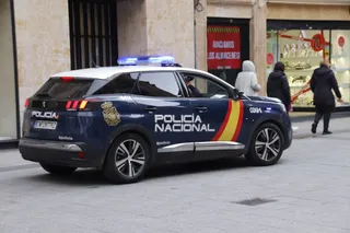 Policía Nacional en el centro de Salamanca | Foto de archivo