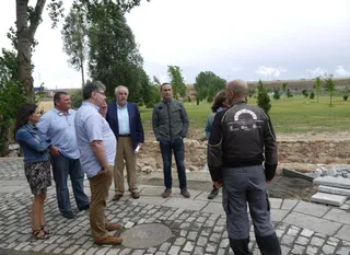 Piedra natural para el entorno del Canal en la Vaguada de los Requesenes de Carbajosa