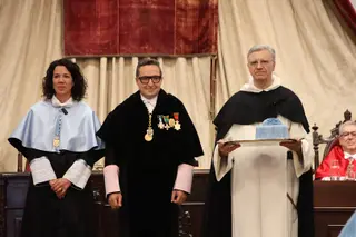 Doctor Honoris Causa de Francisco De Vitoria en el Paraninfo de la Universidad de Salamanca