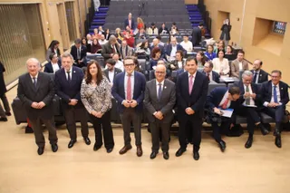El rector de la Universidad de Salamanca inaugura la jornada de homenaje del centenario de la carrera de Graduado Social