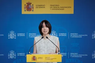 La ministra de Ciencia, Innovación y Universidades, Diana Morant. EP