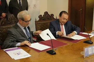 La USAL firma una carta de intenciones con Notimex, la agencia de noticias del Estado mexicano