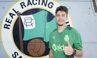 Fer Muriel con el Rayo Cantabria / FOTO: Racing de Santander.