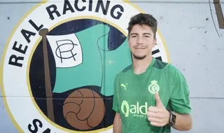 Fer Muriel con el Rayo Cantabria / FOTO: Racing de Santander.