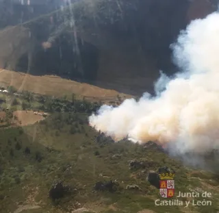Incendio de Villamediana (Palencia) - JCYL