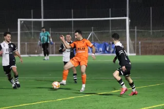 Alberto García, jugador del Ciudad Rodrigo | FOTO ANDREA MATEOS
