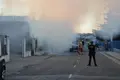Lugar del incendio en la calle Doctor Fleming. Carbajosa Noticias