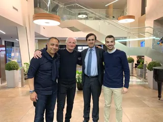Izda Dcha Kiko Vegas DaniellePaccagnan Sergio Rdodríguez David Pérez Moro