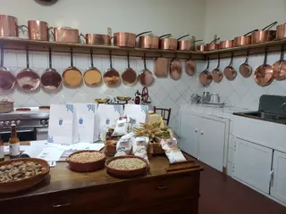 Una de las cocinas del palacio de Monterrey que ahora se pueden visitar