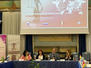 Carlos García Carbayo durante la inauguración de la Red Iberoamericana de Política Criminal | S24H