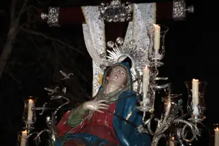 Procesión Vía Matris de la Cofradía de la Vera Cruz, Semana Santa 2024