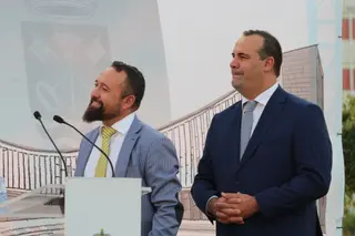 Pregón institucional en Santa Marta de Tormes a cargo de D. Fernando de la Calle. Empresario local desde 2003. Actuación del grupo Cuarteto. | Belén Hurtado