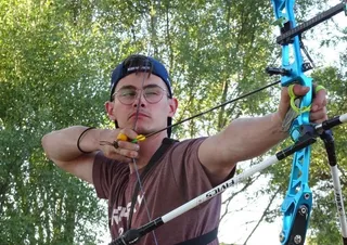 Carlos Iglesias, tiro con arco