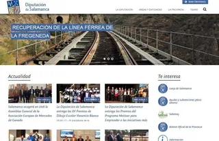 La oposición provincial acusa al Equipo de Gobierno de hacer un uso partidista de la página web de la Diputación