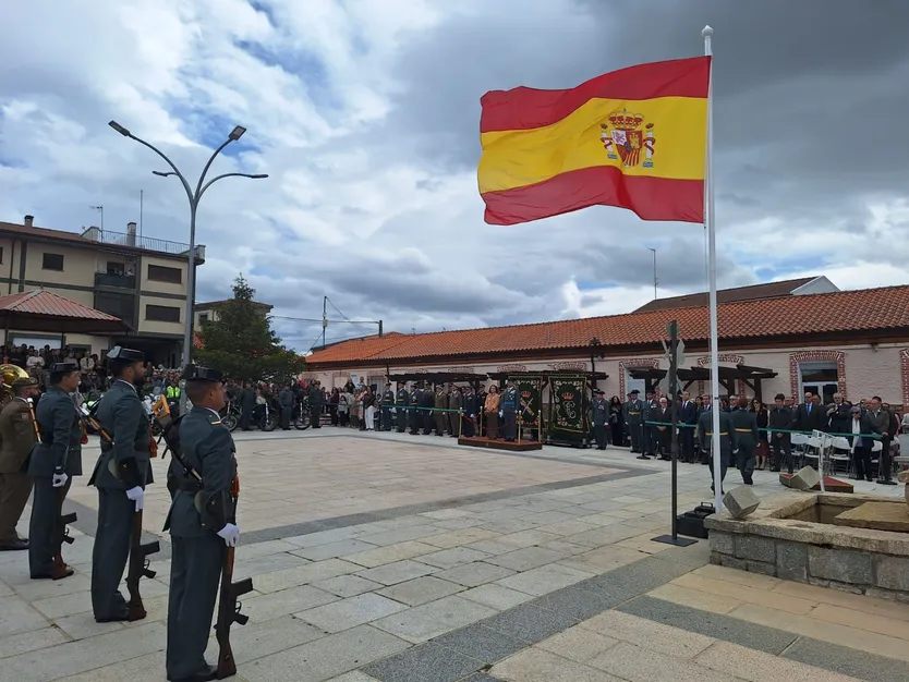 Galinduste acoge los actos del 182 aniversario de la fundación de la Guardia Civil en Salamanca