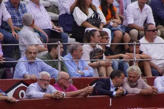 Resumen fotográfico del ambiente en los tendidos de La Glorieta durante la corrida de rejones