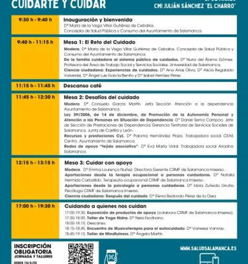Programa Jornada Cuidarte y Cuidar