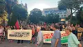 Manifestación contra el racismo en la plaza de los Bandos