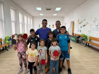 Inicio de la Escuela de Tenis de Mesa en Calvarrasa de Abajo 