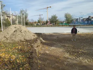 Santa Marta de Tormes comienza las obras para renovar la nueva pista de vóley playa | Ayto Santa Marta de Tormes