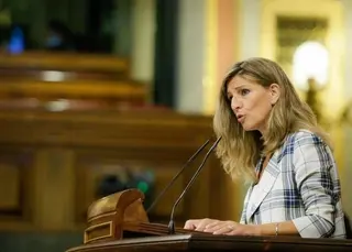 La ministra de Trabajo y Economía Social, Yolanda Díaz