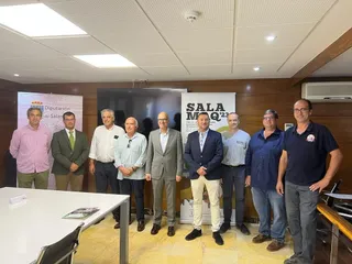 ‘34 Exposición Internacional de Ganado Puro Salamaq 23’ en el Recinto Ferial con la presencia de Javier Iglesias y los presidentes de asociaciones ganaderas de vacuno y la Federación Española de Asociaciones de Ganado Selecto (FEAGAS). Foto S24H
