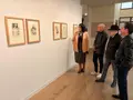 Momento de la apertura de la exposición en Santa Marta.