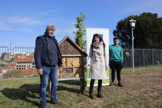 Miryam Rodríguez, presenta los ‘hoteles de insectos’,