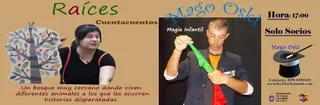 Cuentacuentos y la actuación del Mago Oski para despedir el curso en la Ludoteca