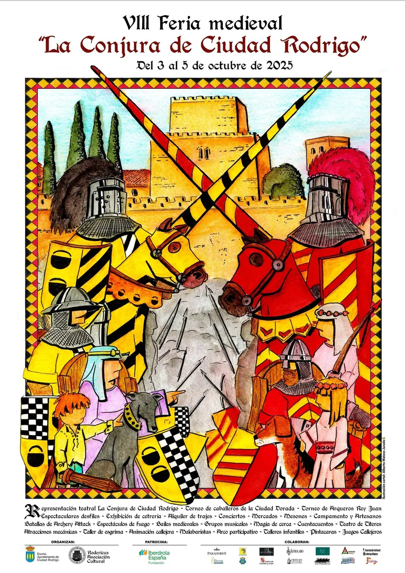 Cartel Feria Medieval 2025 Ciudad Rodrigo