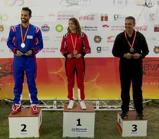 La salmantina Raquel Martin, campeona de la categoría Deportivo del Campeonato de España de Vuelo Acrobático 2022