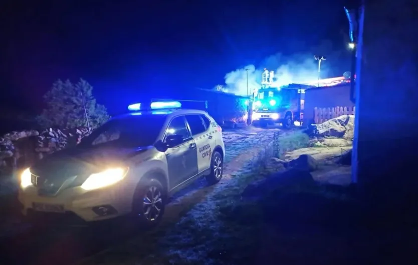 Incendio de una vivienda en Ledesma