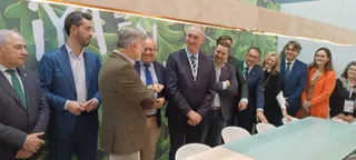 Luis Francisco Martín durante el encuentro de la Red de Juderías