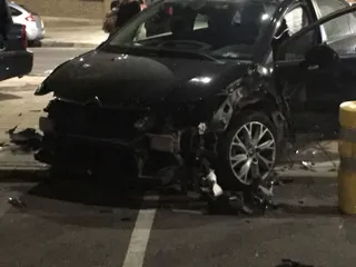 Accidente en la calle Lucio Marineo