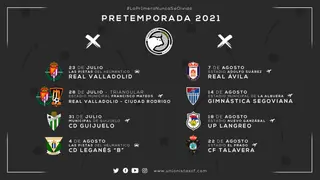 Cartel de la pretemporada de Unionistas / FOTO: Unionistas CF
